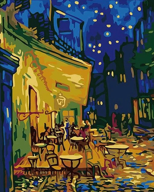 Terasa Café noaptea de Vincent van Gogh