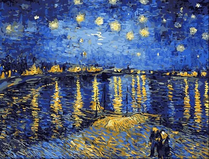 Strom noapte de peste Rhône de Vincent van Gogh