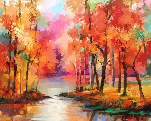 Colorful Autumn - Paint by Numbers