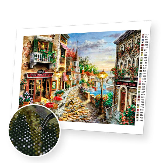 City Street - Diamond Painting Kit - [Diamond Painting Kit]