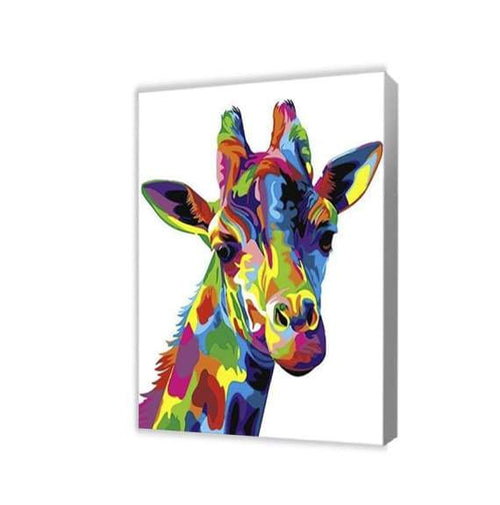Girafa girafă colorată