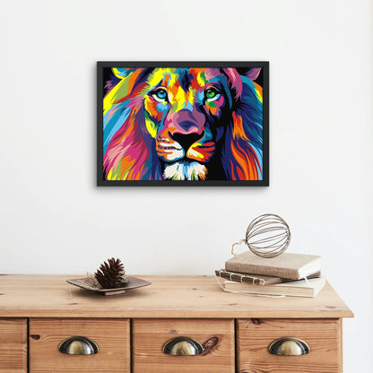 Lion colorat