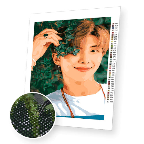 RM Namjoon Nature premium diamond painting kit for adults