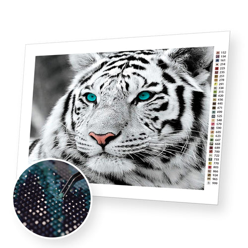 Tiger premium diamond painting kit for adults