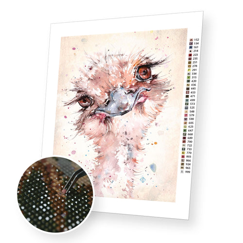 Little Ostrich premium diamond painting kit for adults