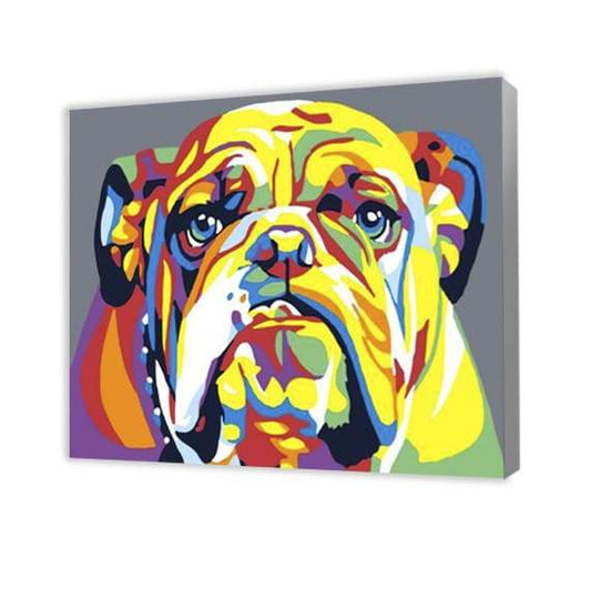Bulldog colorat