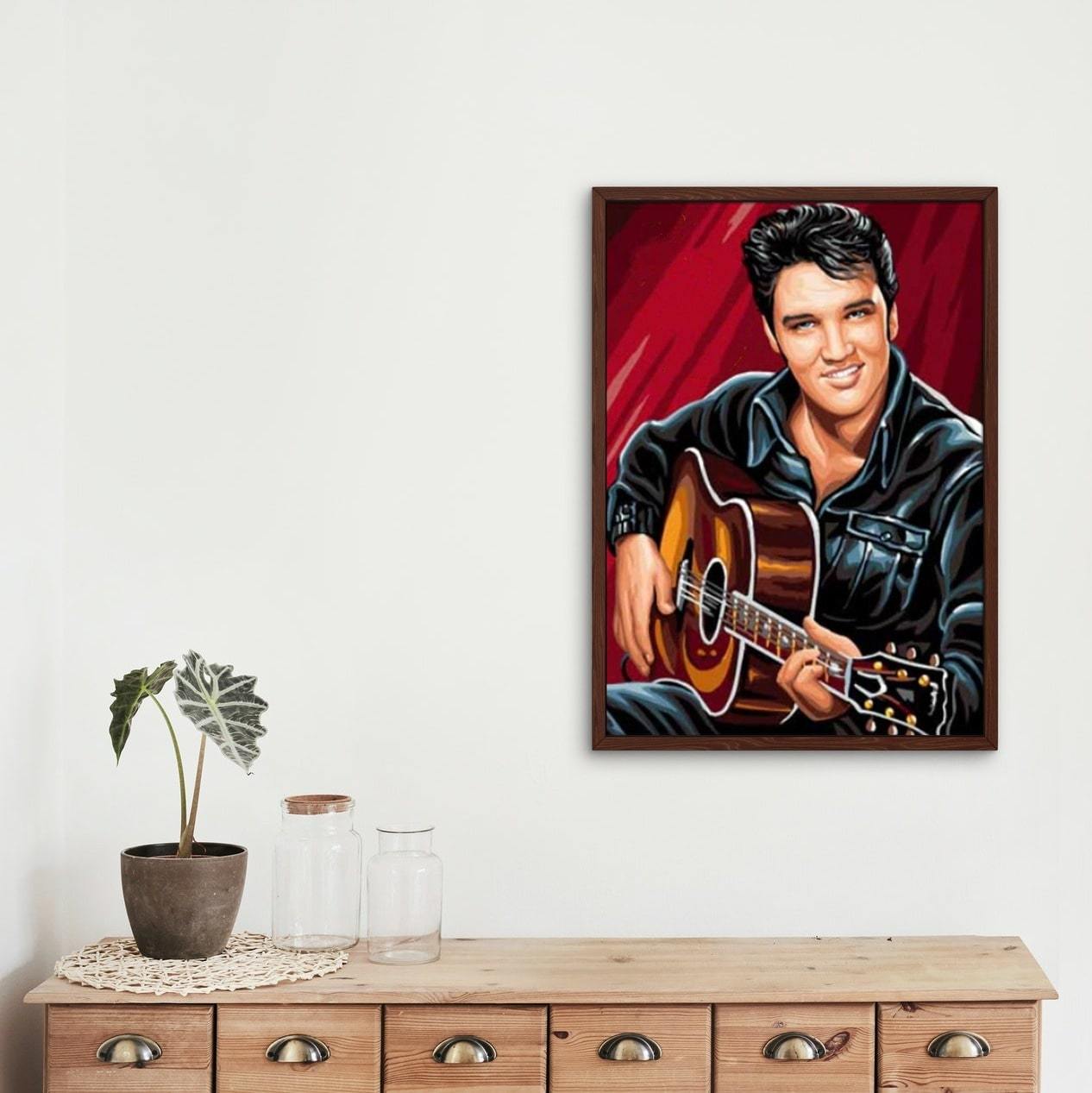Elvis cu chitara