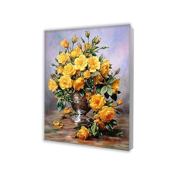 Yellow Roses - Paint by Numbers